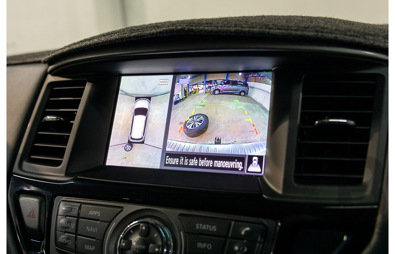 06/2020 Nissan Pathfinder ST (FWD) R52 MY19 SERIES III 4d Wagon Ivory White Pearl V6 3.5L