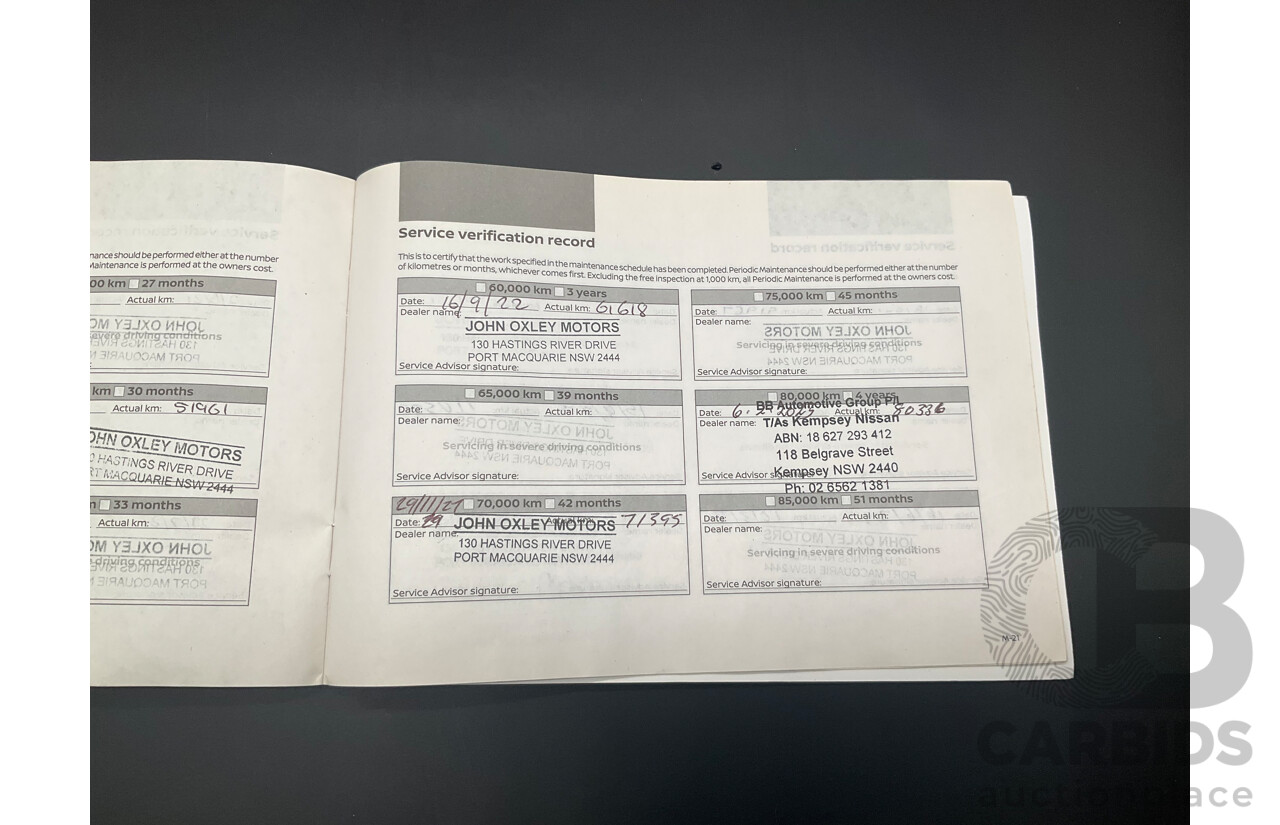 06/2020 Nissan Pathfinder ST (FWD) R52 MY19 SERIES III 4d Wagon Ivory White Pearl V6 3.5L