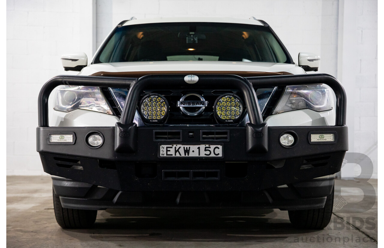 06/2020 Nissan Pathfinder ST (FWD) R52 MY19 Series III 4d Wagon Ivory White Pearl V6 3.5L - 7 Seater
