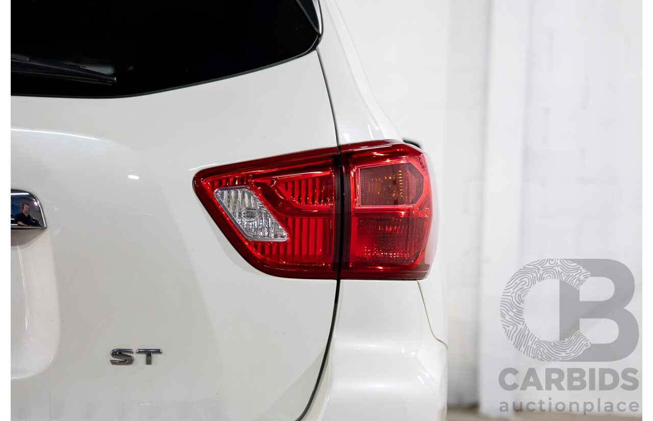06/2020 Nissan Pathfinder ST (FWD) R52 MY19 Series III 4d Wagon Ivory White Pearl V6 3.5L - 7 Seater