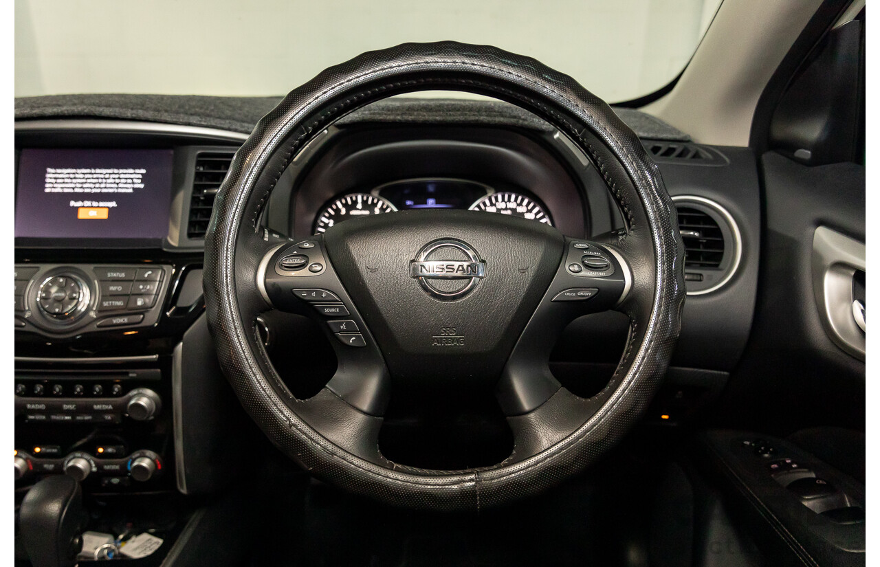 06/2020 Nissan Pathfinder ST (FWD) R52 MY19 Series III 4d Wagon Ivory White Pearl V6 3.5L - 7 Seater