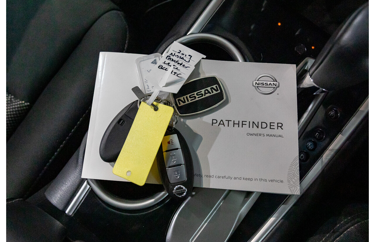 06/2020 Nissan Pathfinder ST (FWD) R52 MY19 Series III 4d Wagon Ivory White Pearl V6 3.5L - 7 Seater