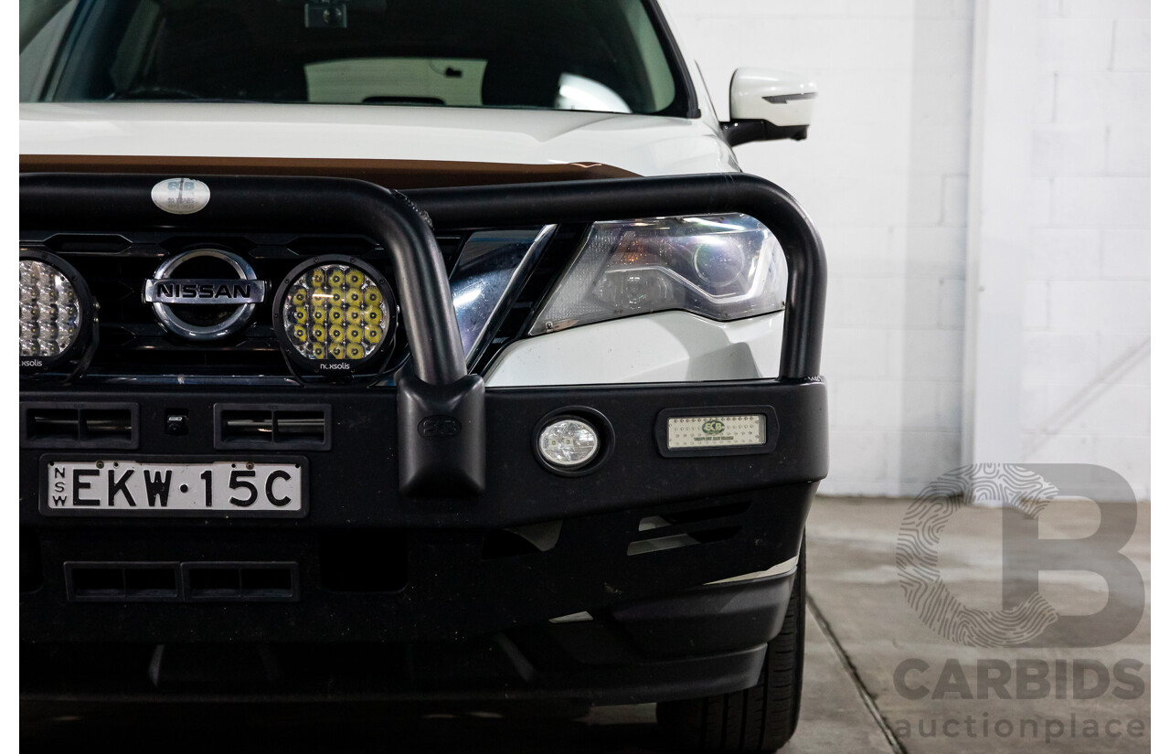 06/2020 Nissan Pathfinder ST (FWD) R52 MY19 Series III 4d Wagon Ivory White Pearl V6 3.5L - 7 Seater