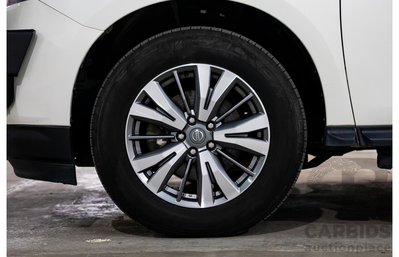 06/2020 Nissan Pathfinder ST (FWD) R52 MY19 Series III 4d Wagon Ivory White Pearl V6 3.5L - 7 Seater