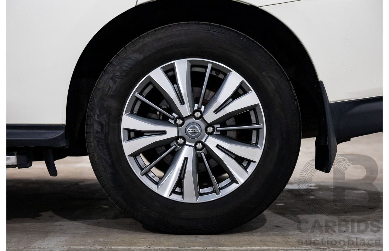 06/2020 Nissan Pathfinder ST (FWD) R52 MY19 Series III 4d Wagon Ivory White Pearl V6 3.5L - 7 Seater