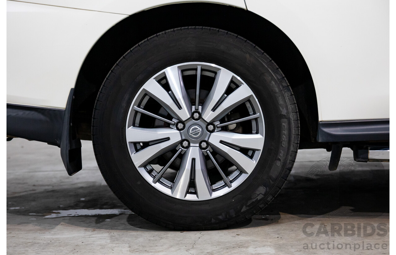 06/2020 Nissan Pathfinder ST (FWD) R52 MY19 Series III 4d Wagon Ivory White Pearl V6 3.5L - 7 Seater