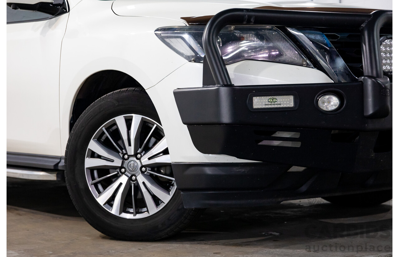 06/2020 Nissan Pathfinder ST (FWD) R52 MY19 Series III 4d Wagon Ivory White Pearl V6 3.5L - 7 Seater