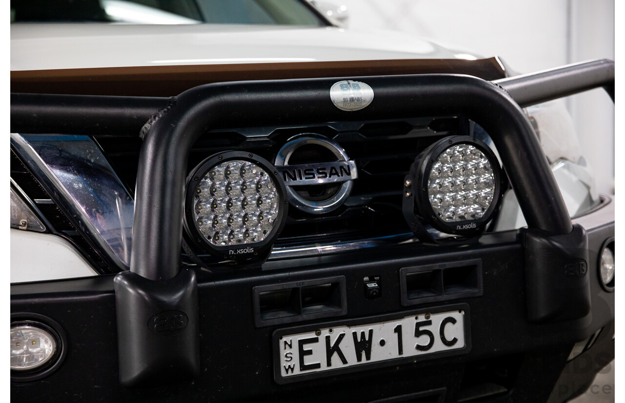 06/2020 Nissan Pathfinder ST (FWD) R52 MY19 Series III 4d Wagon Ivory White Pearl V6 3.5L - 7 Seater