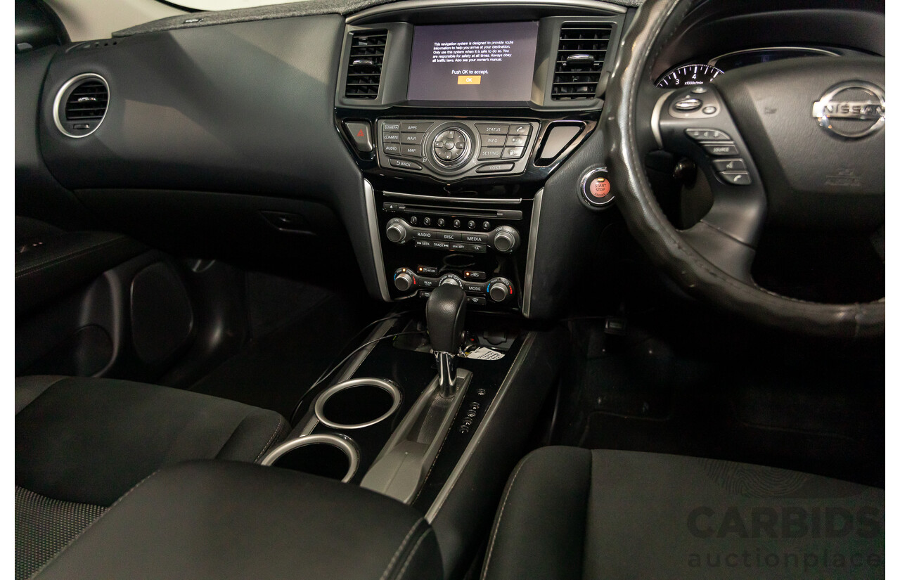 06/2020 Nissan Pathfinder ST (FWD) R52 MY19 Series III 4d Wagon Ivory White Pearl V6 3.5L - 7 Seater