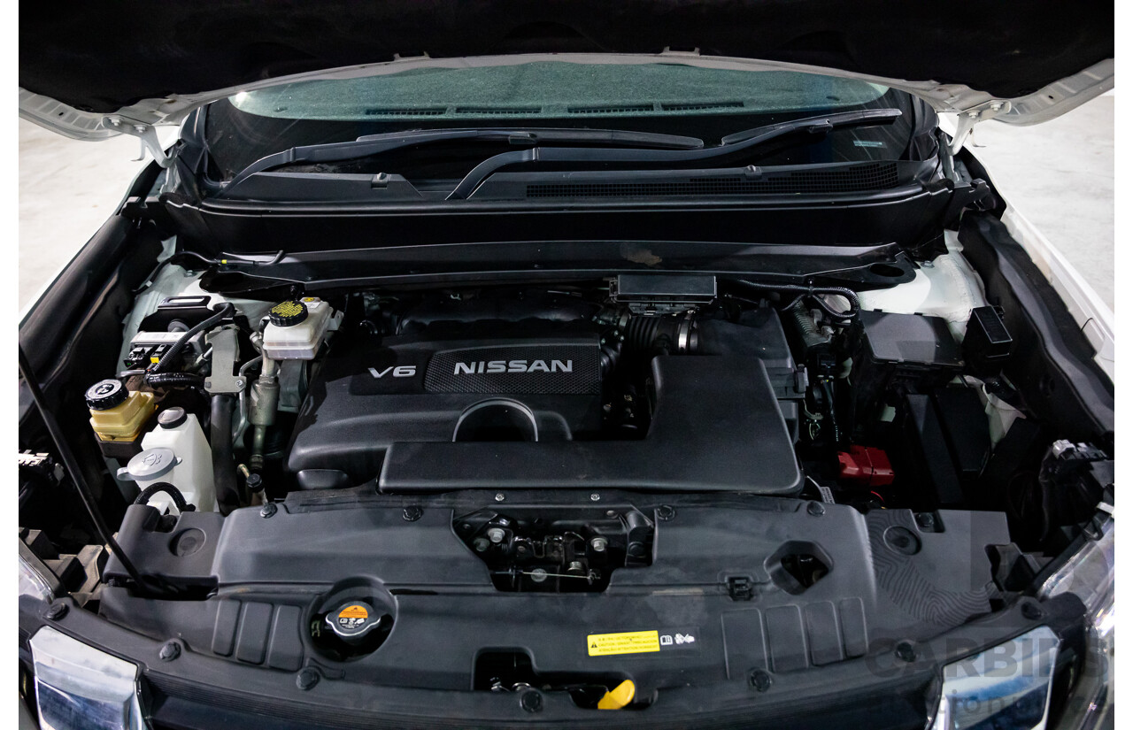 06/2020 Nissan Pathfinder ST (FWD) R52 MY19 Series III 4d Wagon Ivory White Pearl V6 3.5L - 7 Seater