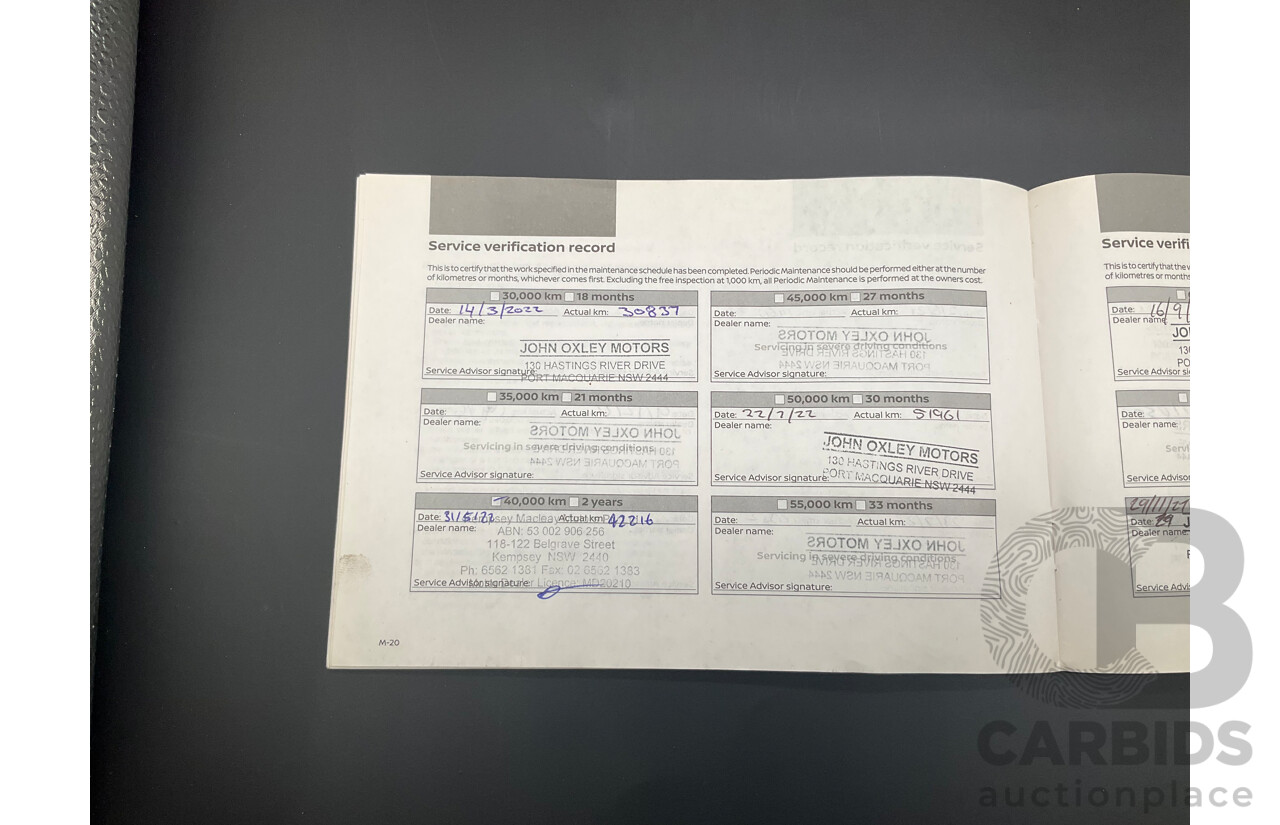 06/2020 Nissan Pathfinder ST (FWD) R52 MY19 Series III 4d Wagon Ivory White Pearl V6 3.5L - 7 Seater