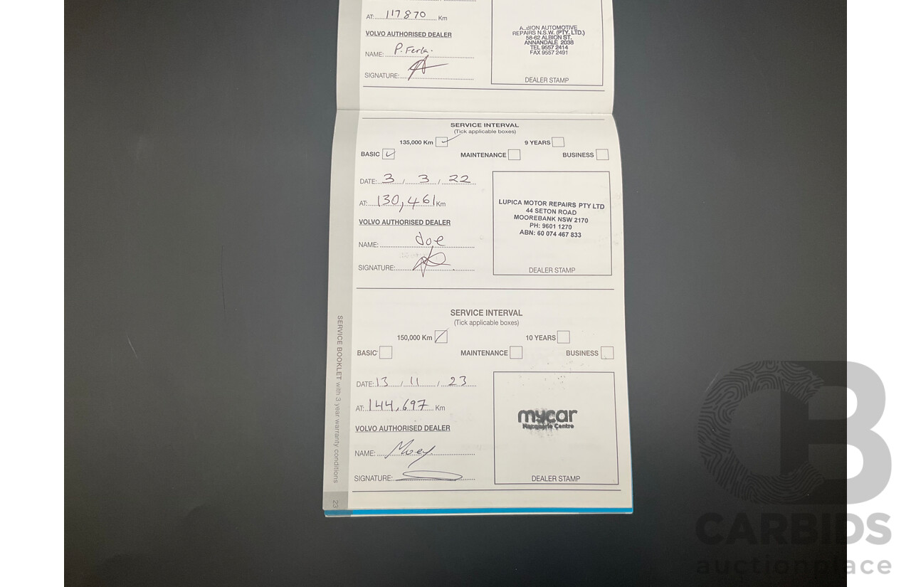 11/2012 Volvo XC60 3.2 Teknik DZ MY12 4d Wagon Mystic Silver Metallic V6 3.2L