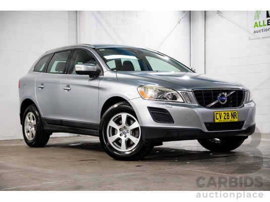 11/2012 Volvo XC60 3.2 Teknik DZ MY12 4d Wagon Mystic Silver Metallic V6 3.2L