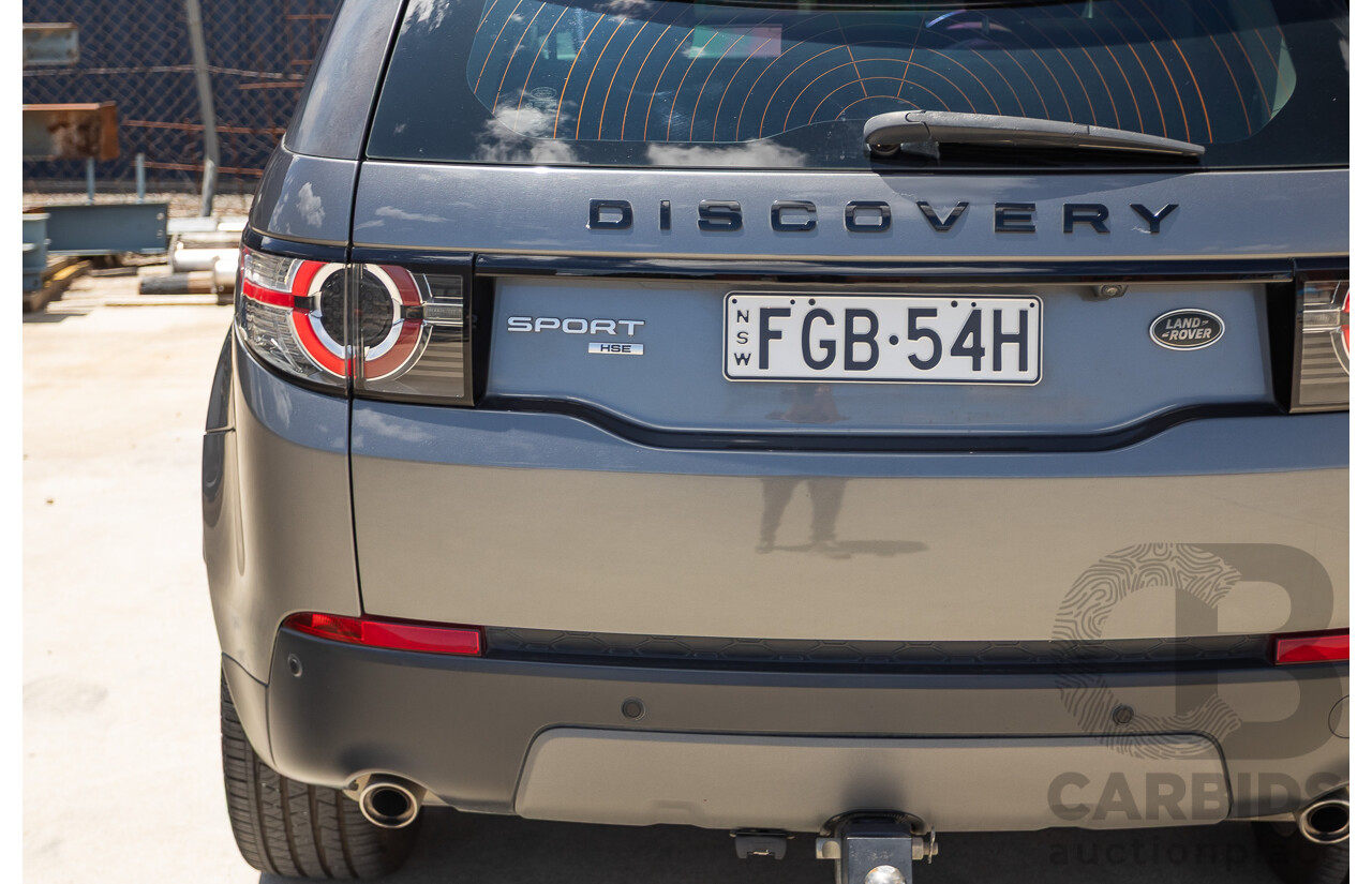 05/2017 Land Rover Discovery Sport TD4 150 HSE (AWD) LC MY17 4D Wagon Corris Grey Metallic Turbo Diesel 2.0L - 7 Seat