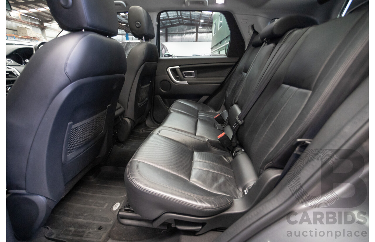 05/2017 Land Rover Discovery Sport TD4 150 HSE (AWD) LC MY17 4D Wagon Corris Grey Metallic Turbo Diesel 2.0L - 7 Seat