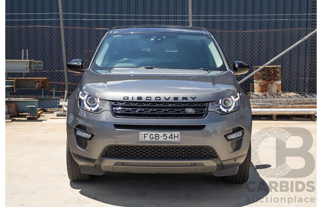 05/2017 Land Rover Discovery Sport TD4 150 HSE (AWD) LC MY17 4D Wagon Corris Grey Metallic Turbo Diesel 2.0L - 7 Seat