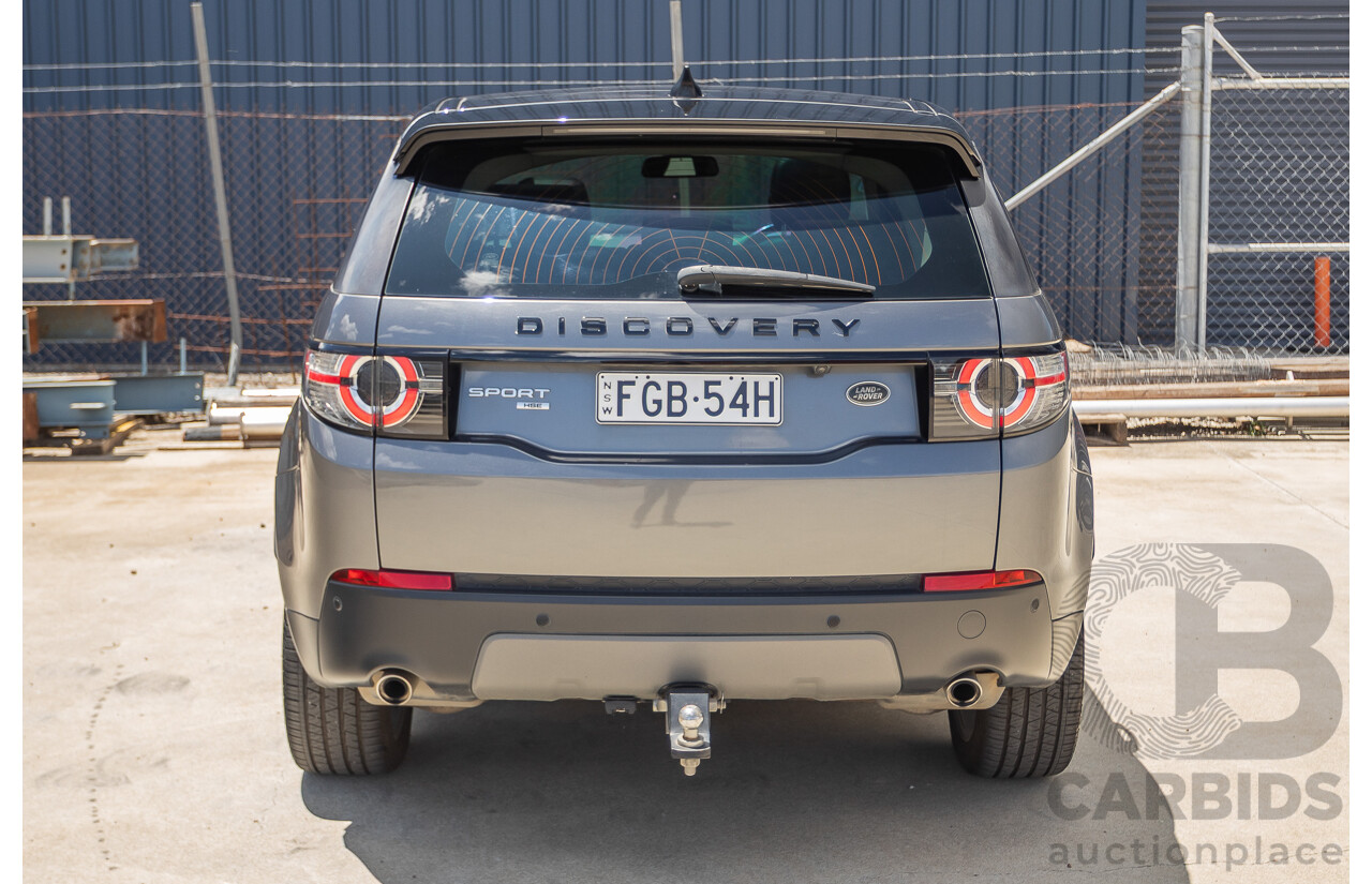 05/2017 Land Rover Discovery Sport TD4 150 HSE (AWD) LC MY17 4D Wagon Corris Grey Metallic Turbo Diesel 2.0L - 7 Seat