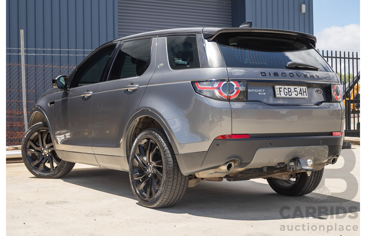 05/2017 Land Rover Discovery Sport TD4 150 HSE (AWD) LC MY17 4D Wagon Corris Grey Metallic Turbo Diesel 2.0L - 7 Seat