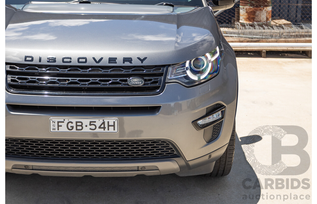 05/2017 Land Rover Discovery Sport TD4 150 HSE (AWD) LC MY17 4D Wagon Corris Grey Metallic Turbo Diesel 2.0L - 7 Seat