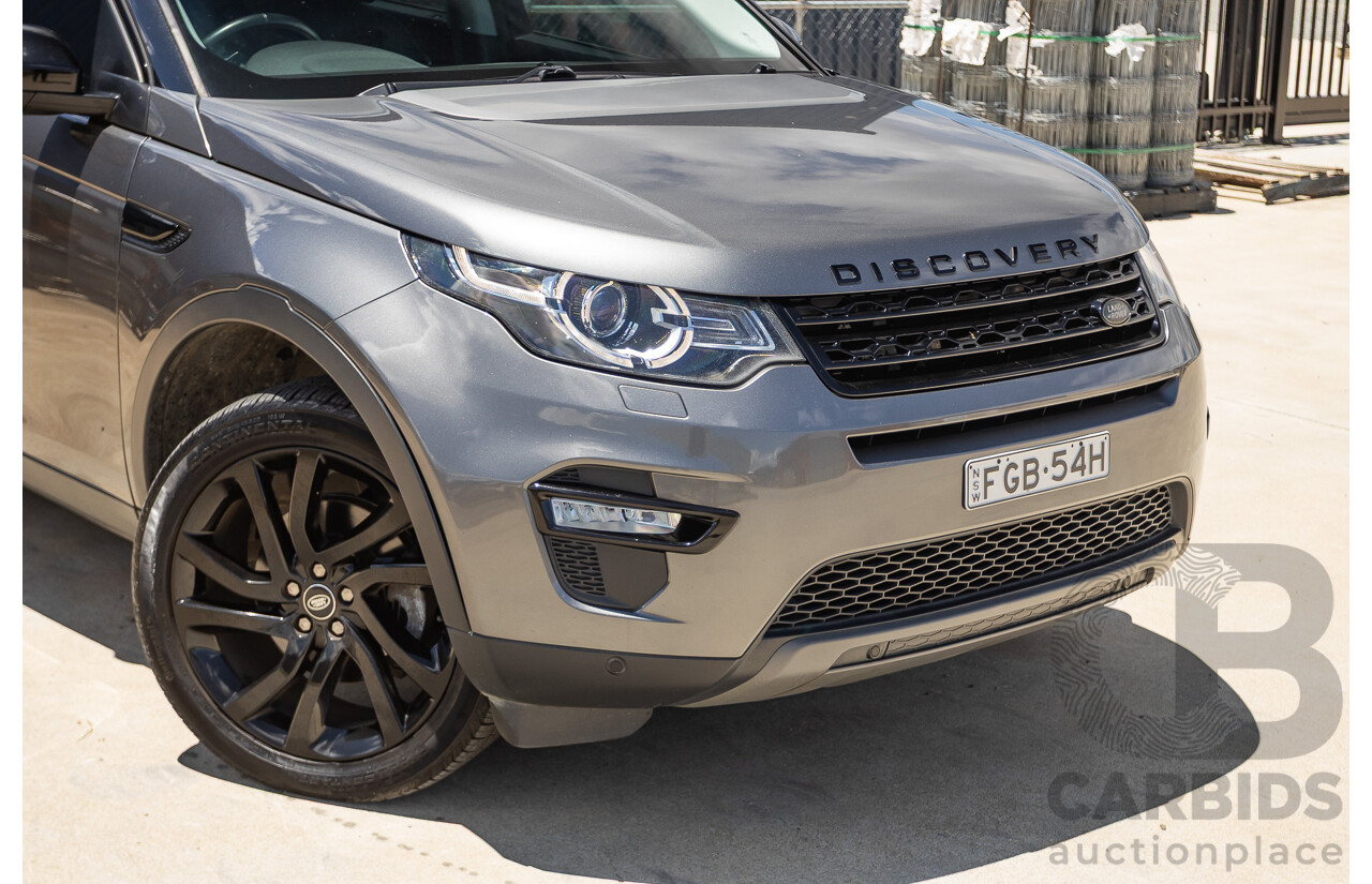 05/2017 Land Rover Discovery Sport TD4 150 HSE (AWD) LC MY17 4D Wagon Corris Grey Metallic Turbo Diesel 2.0L - 7 Seat