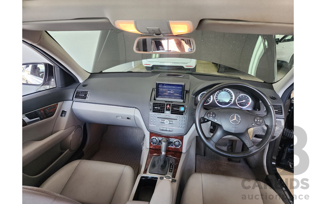 10/2007 Mercedes-Benz C280 Elegance W204 4d Sedan Black 3.0L