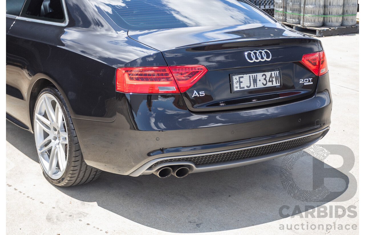 4/2013 Audi A5 2.0 TFSI Quattro (AWD) 8T MY13 2D Coupe Phantom Black Turbo 2.0L