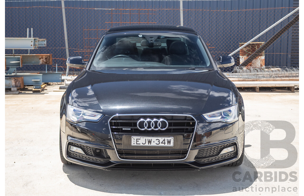 4/2013 Audi A5 2.0 TFSI Quattro (AWD) 8T MY13 2D Coupe Phantom Black Turbo 2.0L