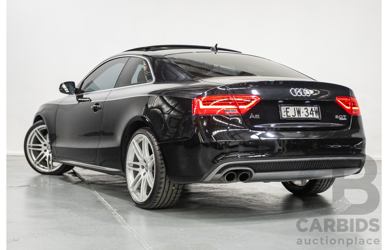 4/2013 Audi A5 2.0 TFSI Quattro (AWD) 8T MY13 2D Coupe Phantom Black Turbo 2.0L