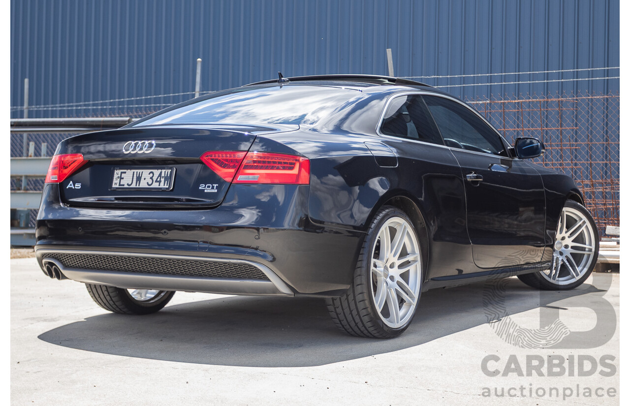 4/2013 Audi A5 2.0 TFSI Quattro (AWD) 8T MY13 2D Coupe Phantom Black Turbo 2.0L