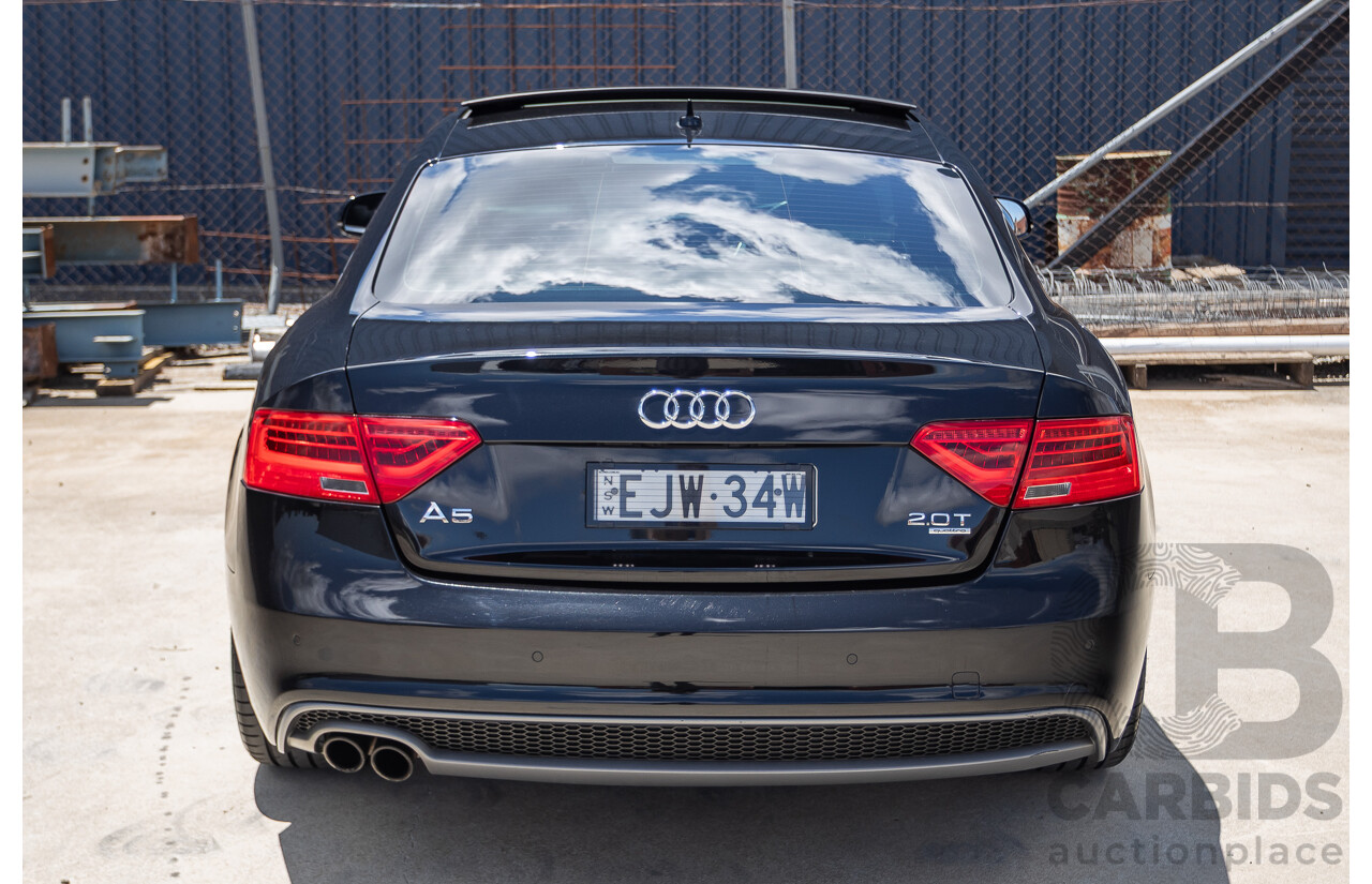 4/2013 Audi A5 2.0 TFSI Quattro (AWD) 8T MY13 2D Coupe Phantom Black Turbo 2.0L