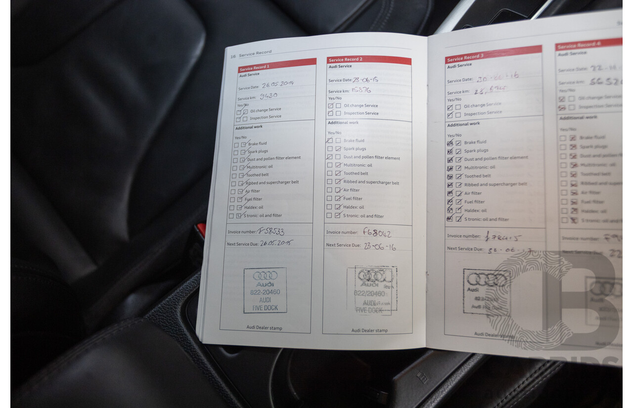 4/2013 Audi A5 2.0 TFSI Quattro (AWD) 8T MY13 2D Coupe Phantom Black Turbo 2.0L