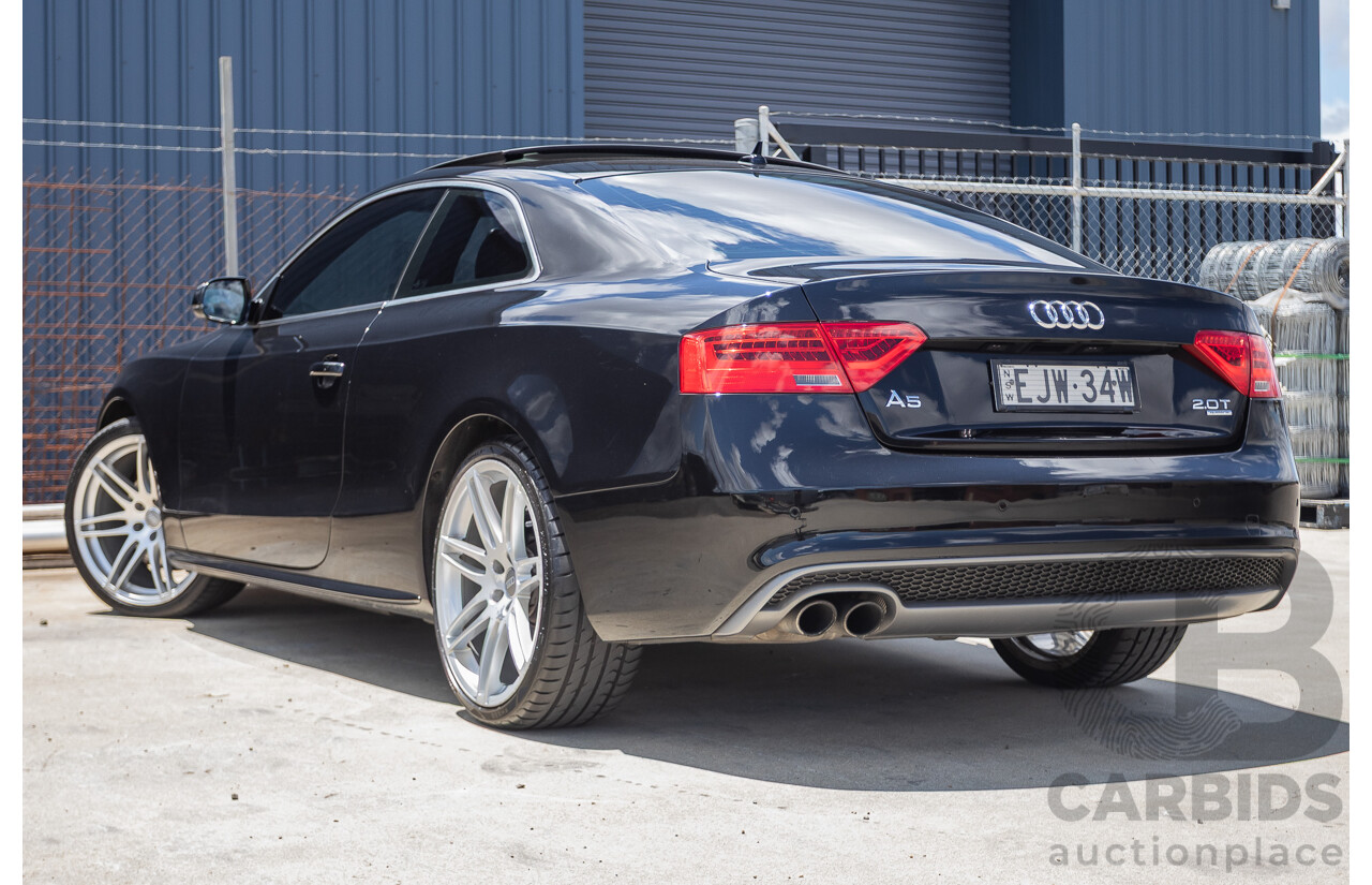 4/2013 Audi A5 2.0 TFSI Quattro (AWD) 8T MY13 2D Coupe Phantom Black Turbo 2.0L