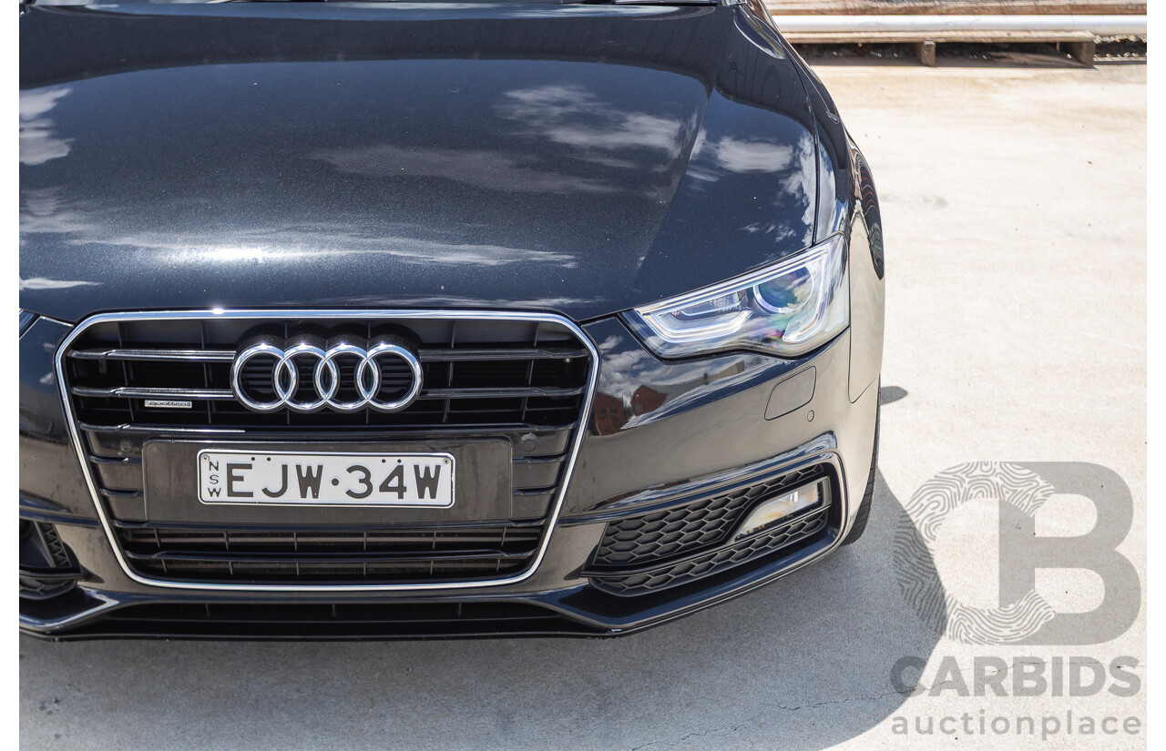 4/2013 Audi A5 2.0 TFSI Quattro (AWD) 8T MY13 2D Coupe Phantom Black Turbo 2.0L