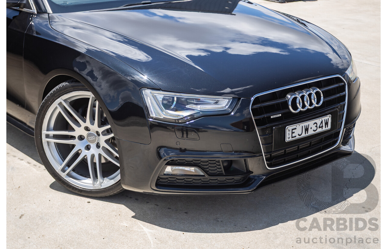 4/2013 Audi A5 2.0 TFSI Quattro (AWD) 8T MY13 2D Coupe Phantom Black Turbo 2.0L