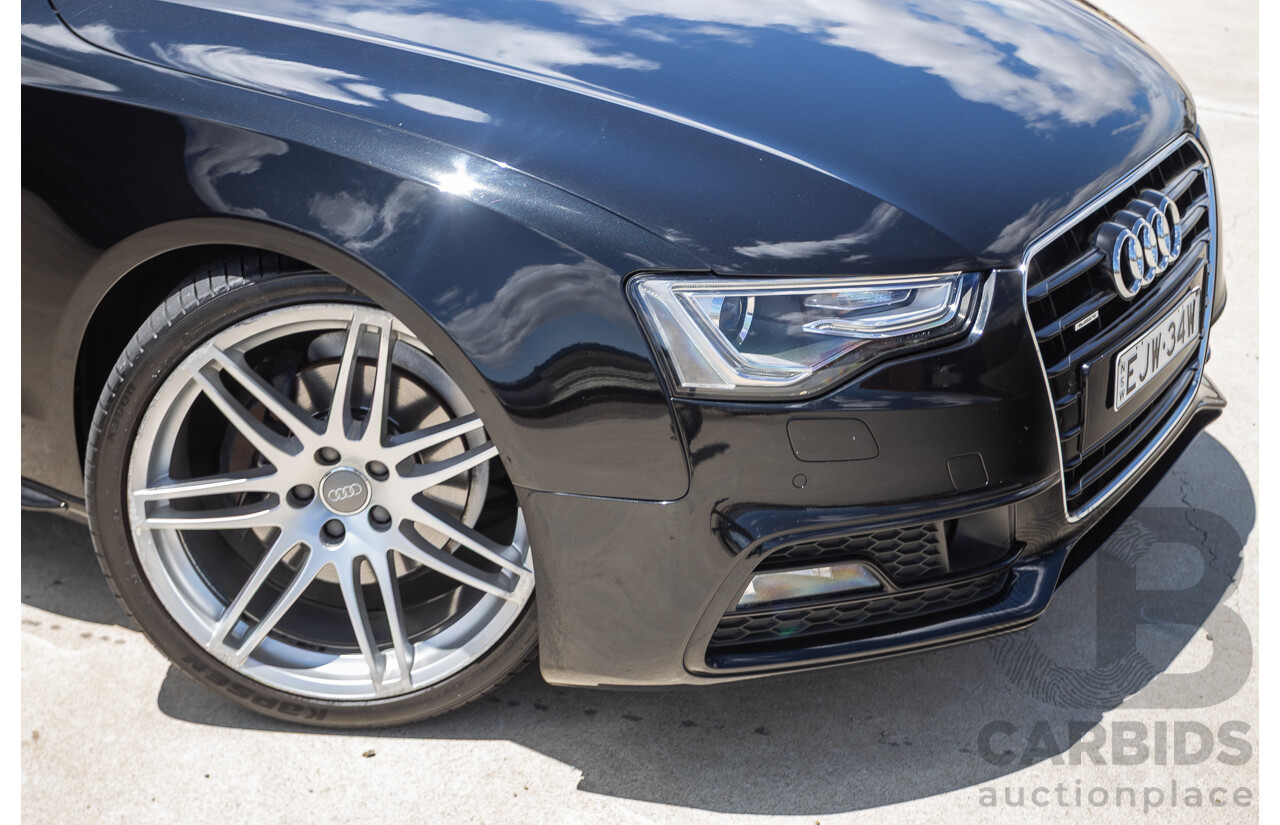 4/2013 Audi A5 2.0 TFSI Quattro (AWD) 8T MY13 2D Coupe Phantom Black Turbo 2.0L