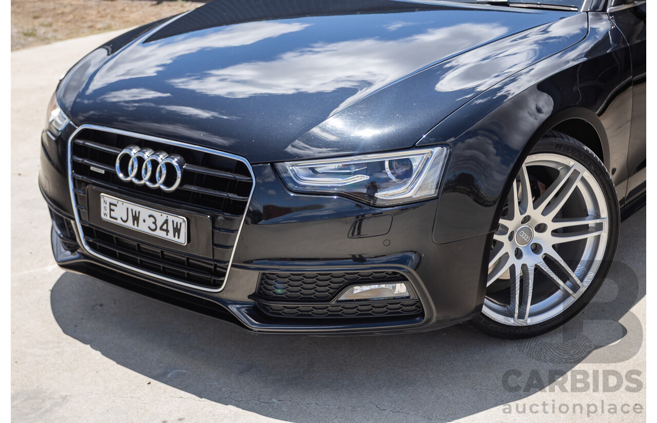 4/2013 Audi A5 2.0 TFSI Quattro (AWD) 8T MY13 2D Coupe Phantom Black Turbo 2.0L