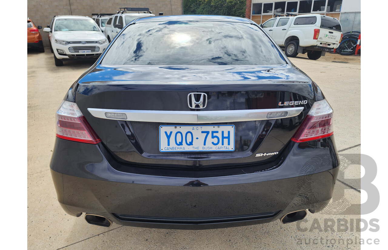 4/2009 Honda Legend  30 MY09 4d Sedan Black 3.7L