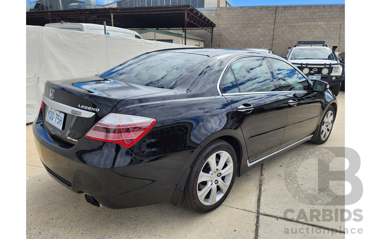 4/2009 Honda Legend  30 MY09 4d Sedan Black 3.7L