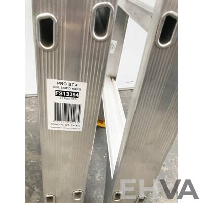 Bailey (FS13394) 4 Step Double Sided 150kg Ladder