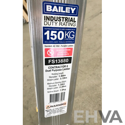 Bailey (FS13880) 6 Step Dual Purpose Ladder