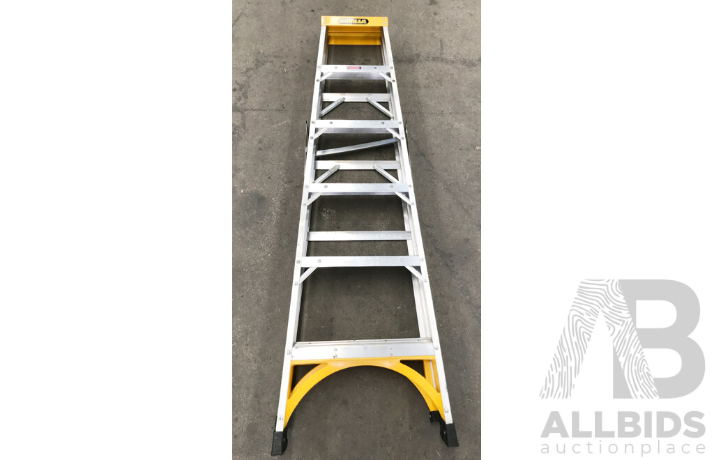 Gorilla (M006-I) 6 Step Aluminium Single Sided Industrial Ladder
