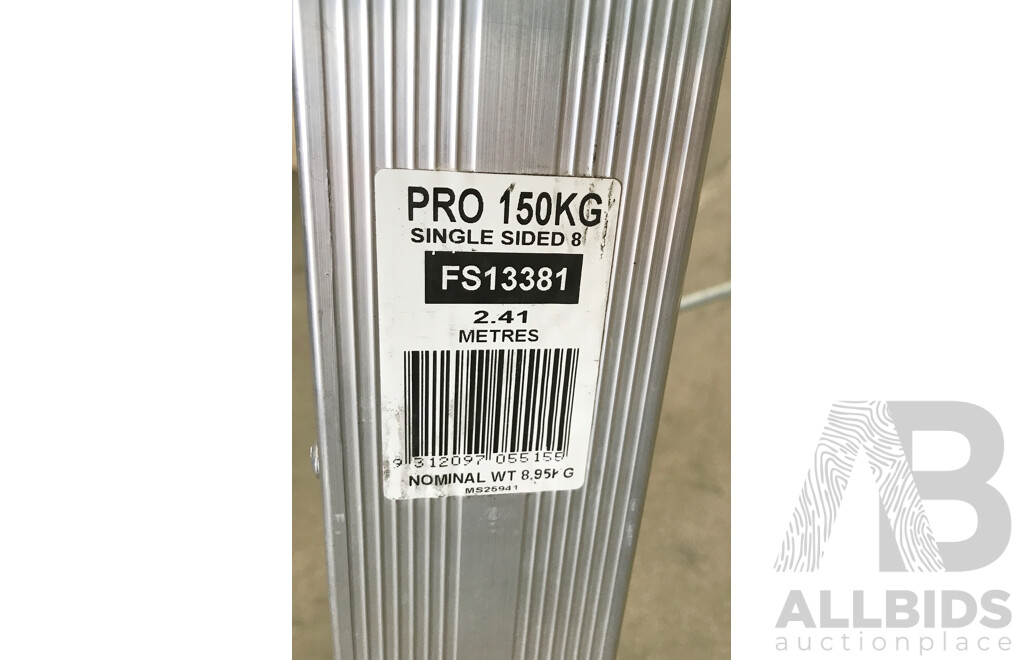 Bailey (FS13381) Single Sided 8 Step Industrial Ladder