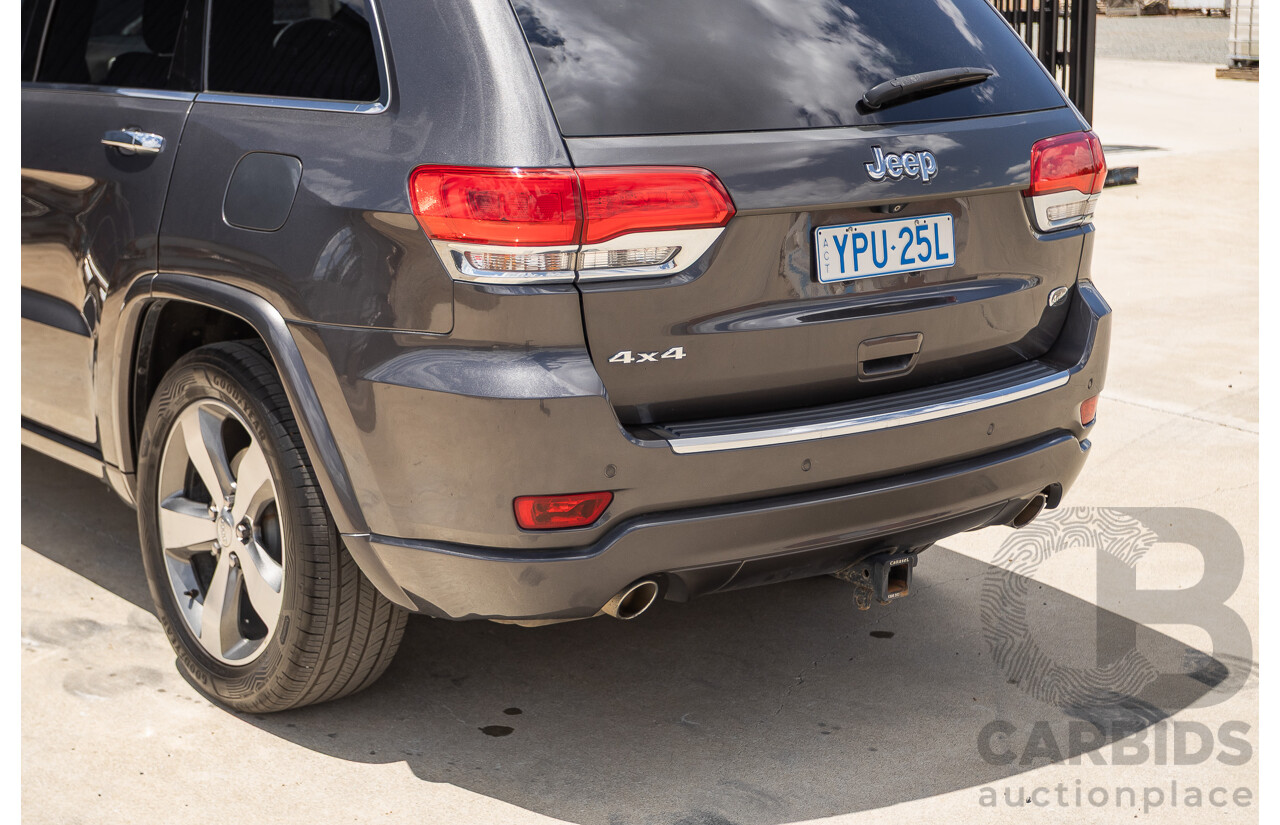 11/2016 Jeep Grand Cherokee Overland (4x4) WK MY15 4D Wagon Granite Crystal Metallic 3.6L V6