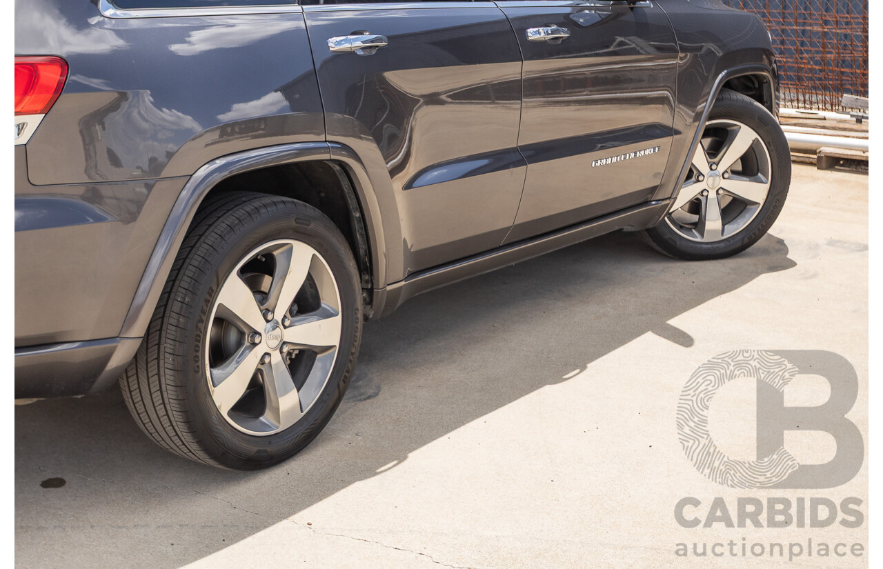 11/2016 Jeep Grand Cherokee Overland (4x4) WK MY15 4D Wagon Granite Crystal Metallic 3.6L V6