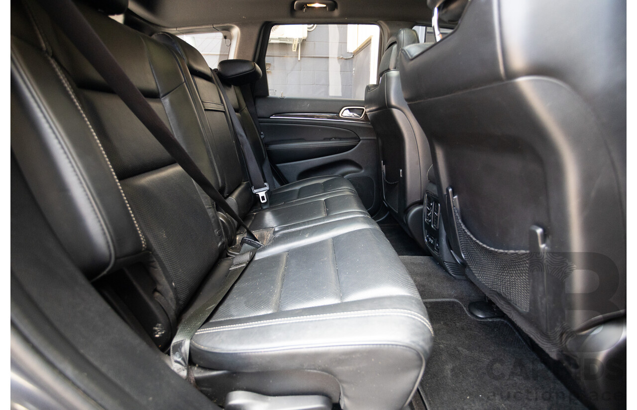 11/2016 Jeep Grand Cherokee Overland (4x4) WK MY15 4D Wagon Granite Crystal Metallic 3.6L V6