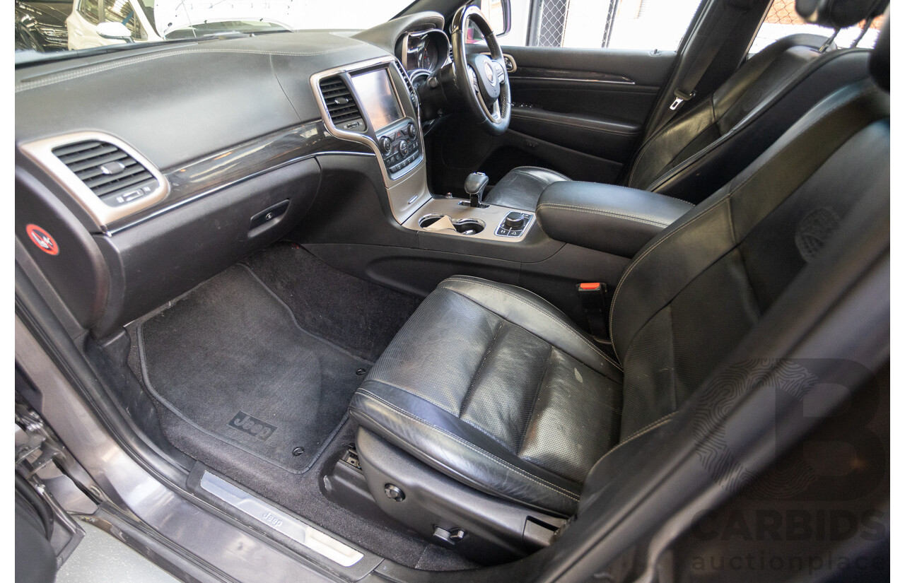 11/2016 Jeep Grand Cherokee Overland (4x4) WK MY15 4D Wagon Granite Crystal Metallic 3.6L V6