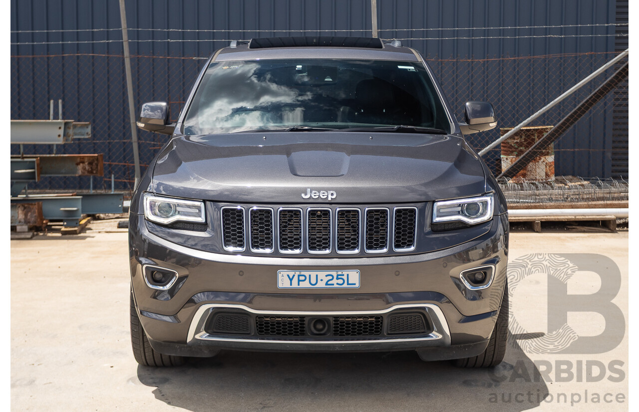 11/2016 Jeep Grand Cherokee Overland (4x4) WK MY15 4D Wagon Granite Crystal Metallic 3.6L V6