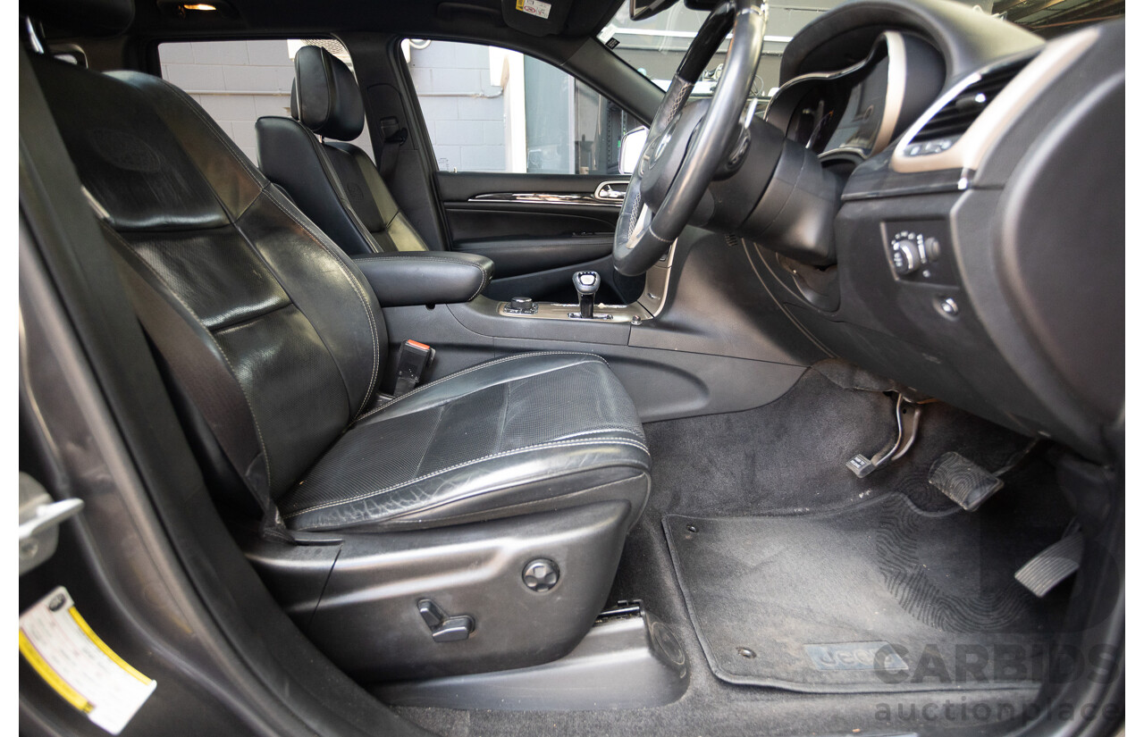 11/2016 Jeep Grand Cherokee Overland (4x4) WK MY15 4D Wagon Granite Crystal Metallic 3.6L V6