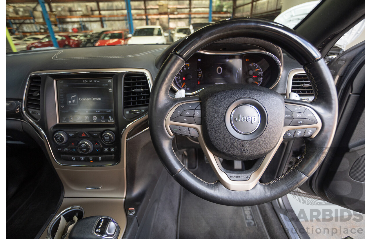 11/2016 Jeep Grand Cherokee Overland (4x4) WK MY15 4D Wagon Granite Crystal Metallic 3.6L V6