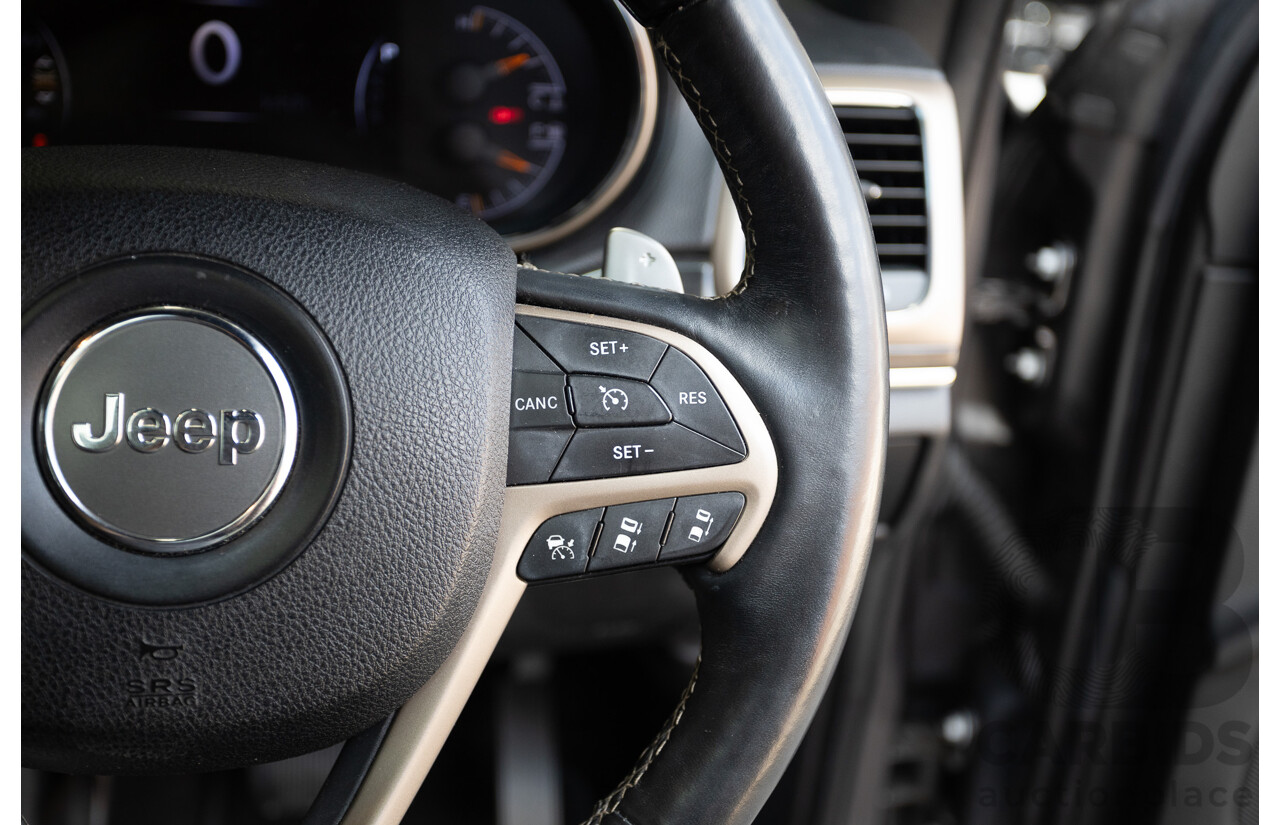 11/2016 Jeep Grand Cherokee Overland (4x4) WK MY15 4D Wagon Granite Crystal Metallic 3.6L V6